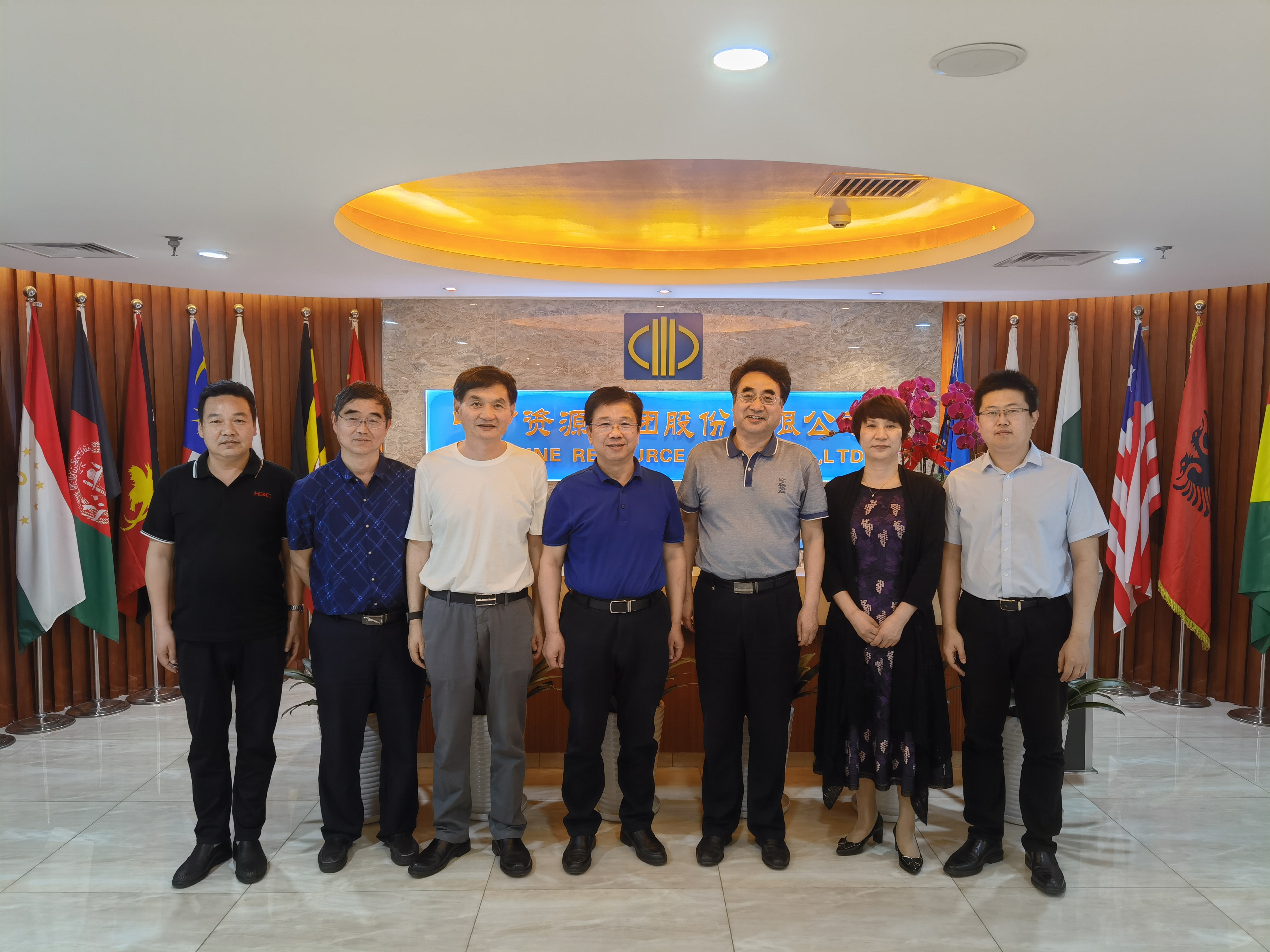西北有色地质矿业集团秦西社一行到访九州(中国)